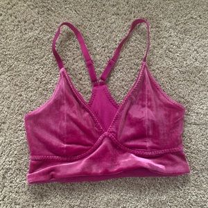 Fabletics Hazel Velvet Bralette